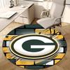 Personalized Green Bay Packers Round Chair Office Rug - Perfect for Mat, Office Chair & More - Ideal Gift for Birthdays and Holidays