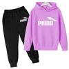 Kinder Herbst Winter Kleidung Hoodie Buchstaben Marke Pullover Jungen Mädchen 3-12 Jahre Sweatshirt+Hose Charmantes Freizeit Party Sport Set