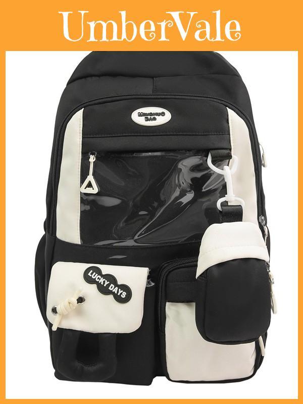 Süßer Mädchenrucksack mit Stoff für den Schulgebrauch