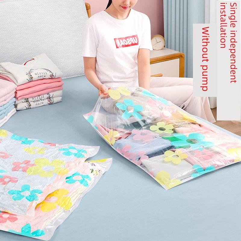 Suction Vacuum Buggy Bag Small Medium Oversized Clothes Quilt Compression Bag Thickened Luggage Clothes Organizer Bag