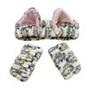 2Pcs/Set Women Hairband Wristband Set Cartoon Cat Ear Decor Soft Breathable Fabric Headband Wristband Set