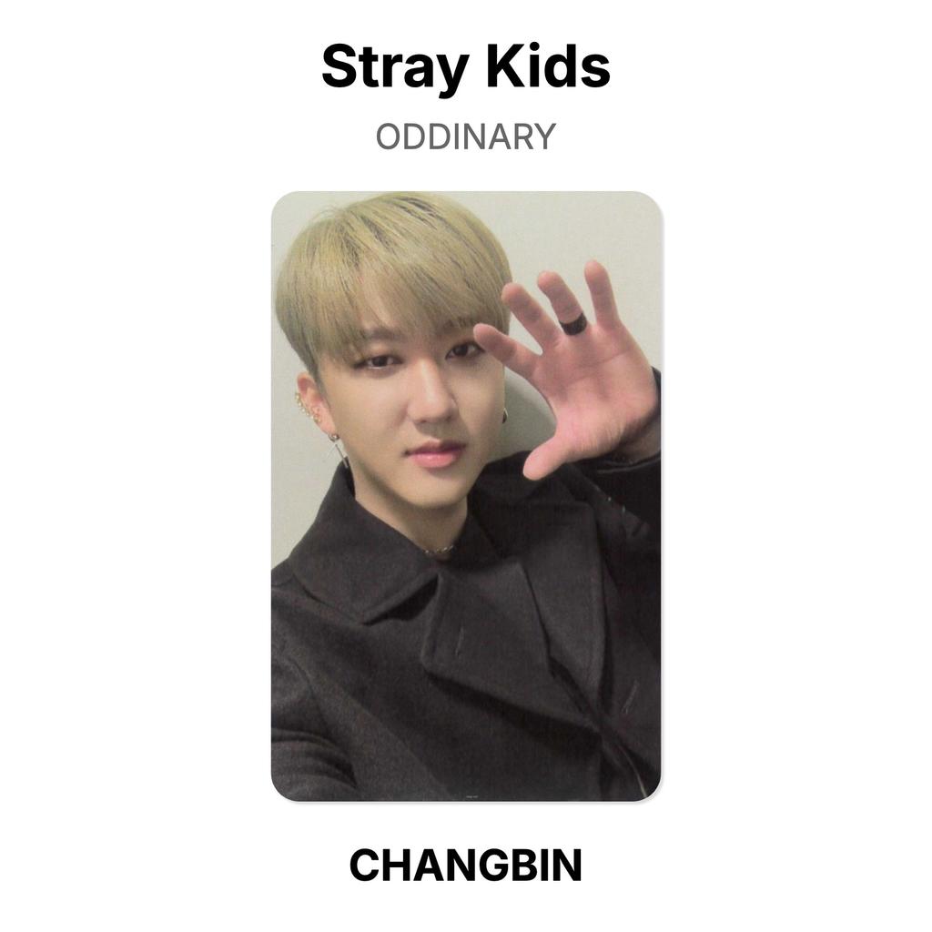 Stray Kids ODDINARY Official Photocard