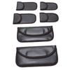 6PCS Car Signal Blocking Case Carbon Fiber Key Fob Protector Anti Theft Car Key Pouch for Security