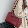 Korean Style Large Capacity Single Shoulder Women's Bag Versatile Vintage Underarm Bag Autumn 2025 New Arrival Tote Bag