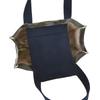Kusguru Japan Women's Square Tote Bag with Vinyl-Coated Lining, Green