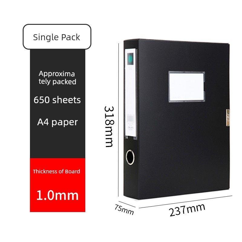 Deli Data Thickened Folder File Box