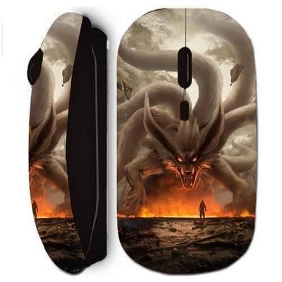 Souris Sans Fil - Maniacase - Naruto Kurama - Noir - Livrée Avec Récepteur USB - Technologie Sans Fil