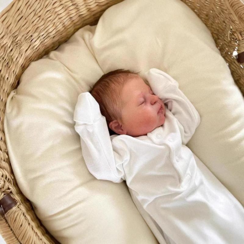 Poupée Reborn en tissu doux de 50 cm, poupée réaliste de simulation de sommeil, poupée réaliste pour bébé, cadeau d'anniversaire pour enfants, 20 pouces