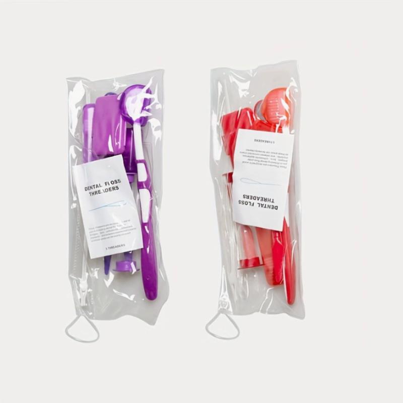 Oral Care Kit Dental Brace Cleaning Kit Protable Travel Patient Ortho Toothbrush Wax Floss Interdental Brush Teeth Straighten