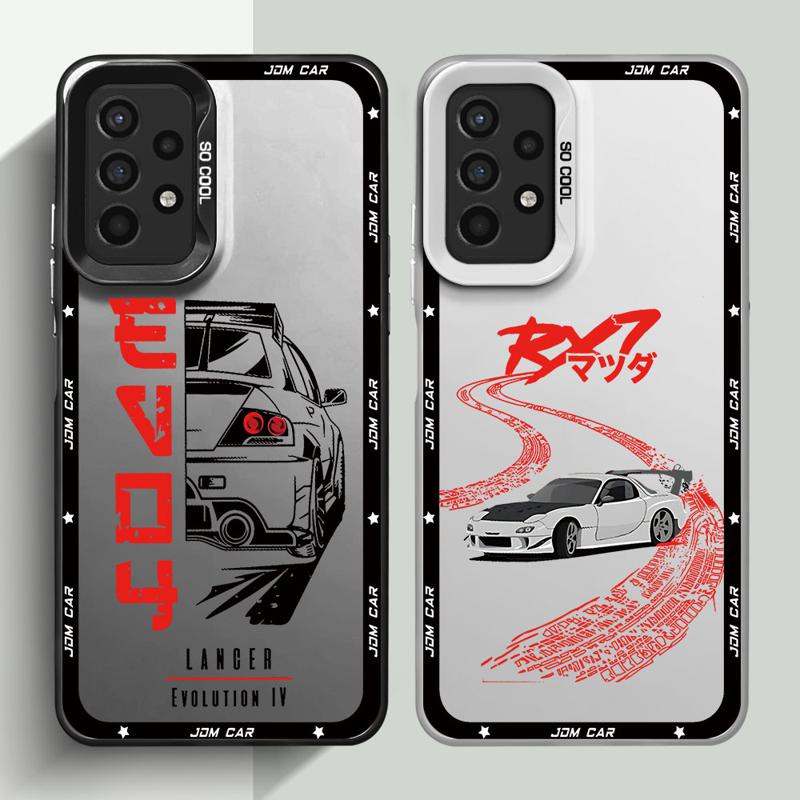 JDM Dream Car Sport Phone Case for Galaxy A12 A13 A14 A23 A32 4G 5G A22 5G A24 4G A33 5G A34 5G A35 5G Matte