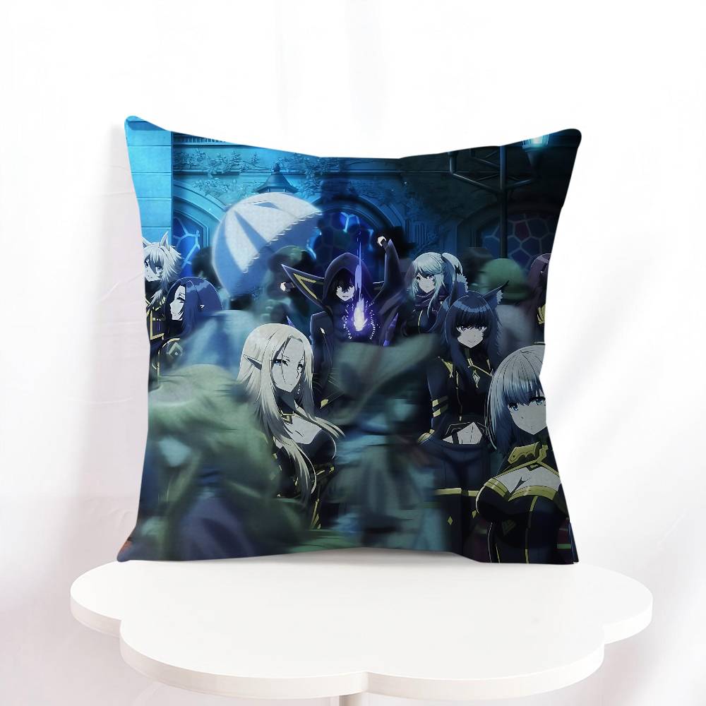 The Eminence In Shadow Cover With Short Plush Print For Living Room Sofa Decoration Cushion Cover Pillow Covers