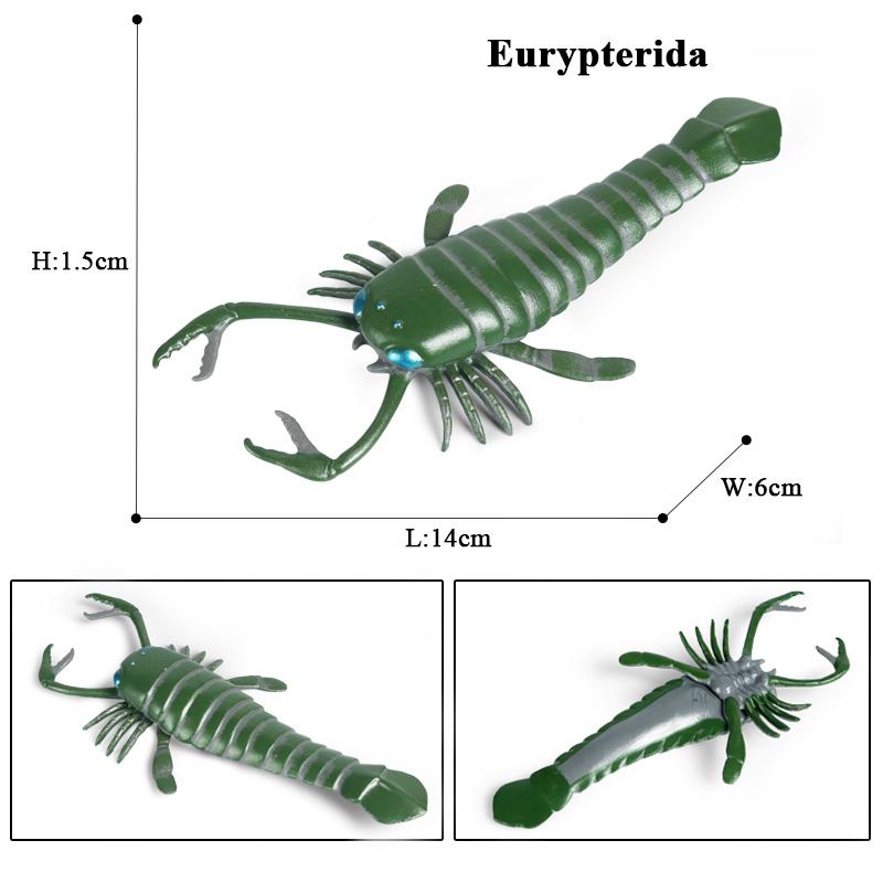 Oenux Ocean Animals Model Coral Jellyfish Ammonite Anemone Sea Scorpion Action Figures Mini Home Decoration Kids Education Toy