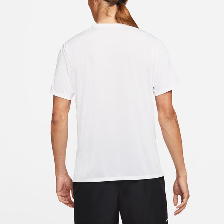 Nike Dri-Fit Run Division Rise 365 Reflective Short Sleeve T-Shirt Men Tops White DD6046-100