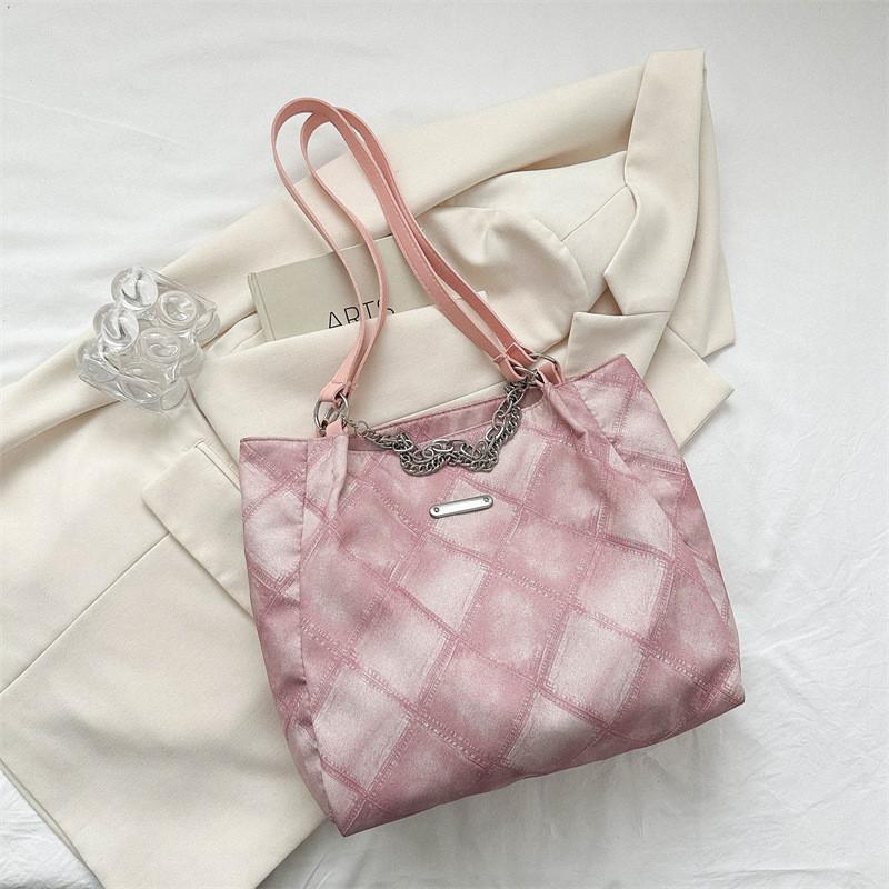 

Trendy Large Capacity Women s Tote Bag In Fashionable Colors For Everyday Use And Casual Outings рожевий