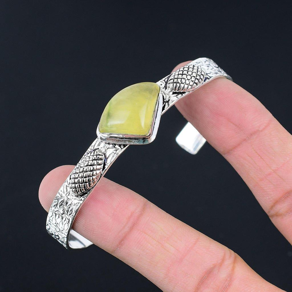 Sisters Day Deal 925 Sterling Silver Multi Fluorite Gemstone Wife Bangle Jewelry
