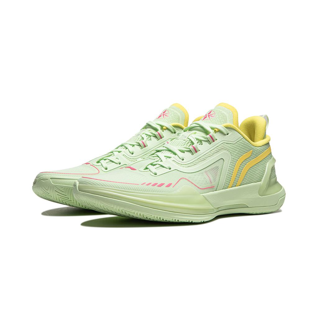LiNing Blade - Assassin 1 Green Lightweight Shock Absorption Non-Slip Wear-Resistant Breathable Low-Top Basketball Shoes Men sneaker ABPU021-9
