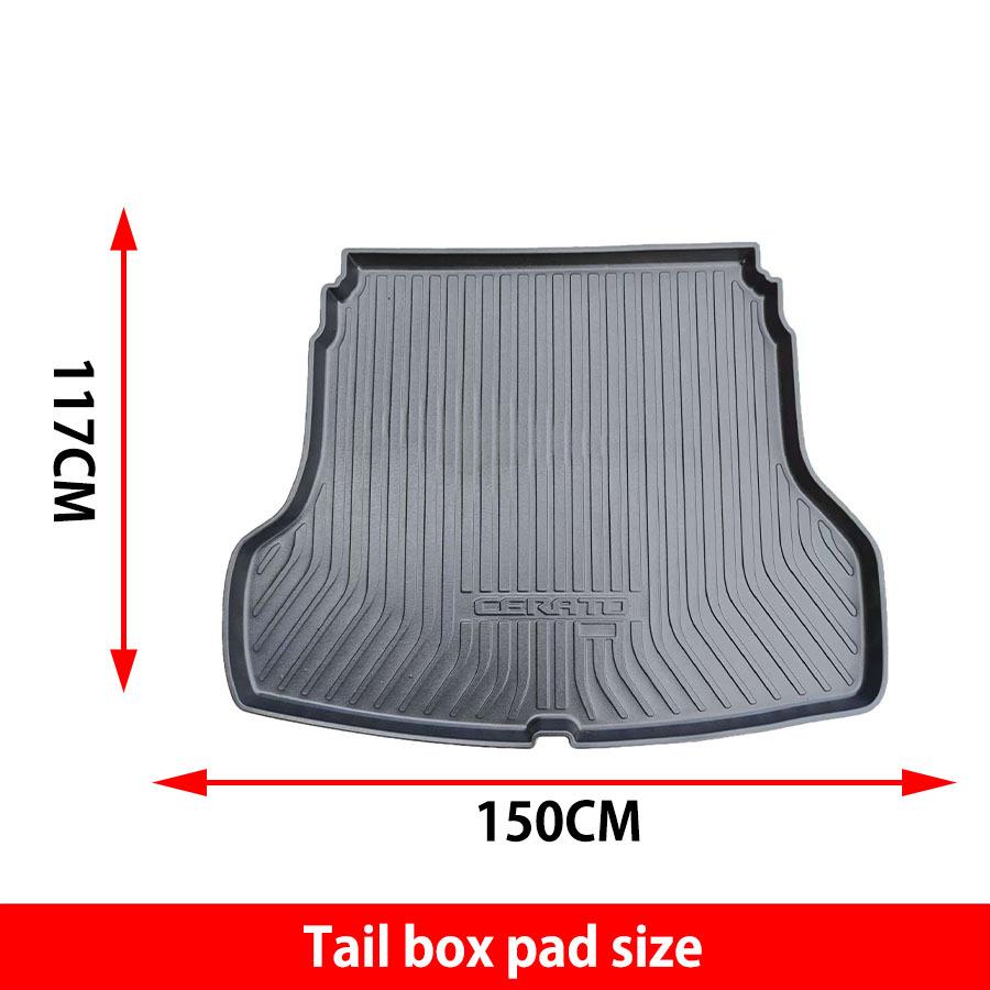 Durable Waterproof TPE Trunk Mat for 2019+ Kia Cerato