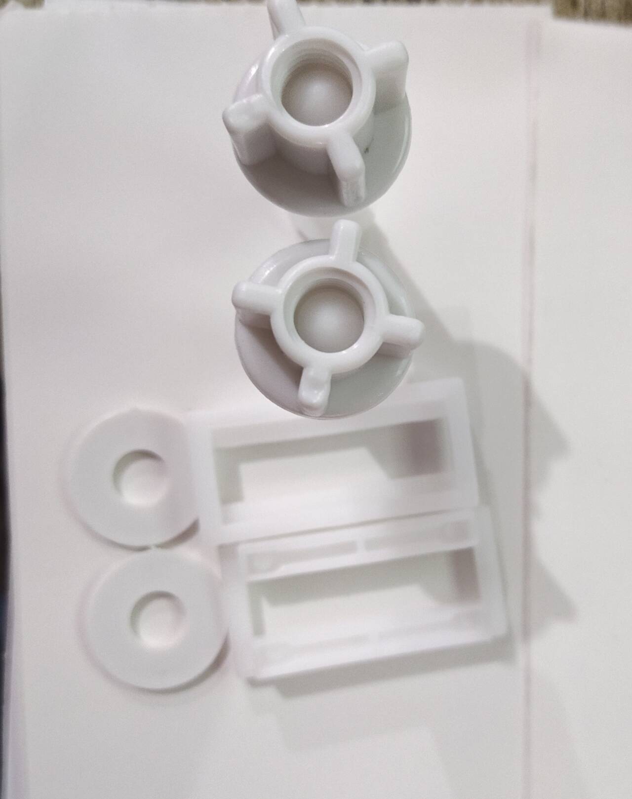 

6pcs Plastic Toilet Seat Hige Bolt Screw With Nuts And Washers Toilet Cover Mounting Screw Accessories