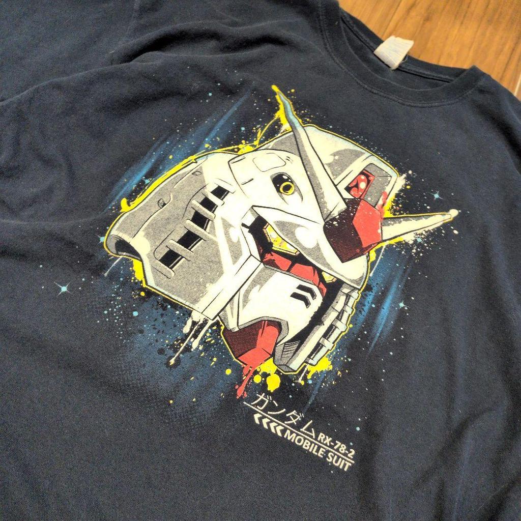[USED] 2000s Overseas Print Mobile Suit Gundam Anime T-Shirt