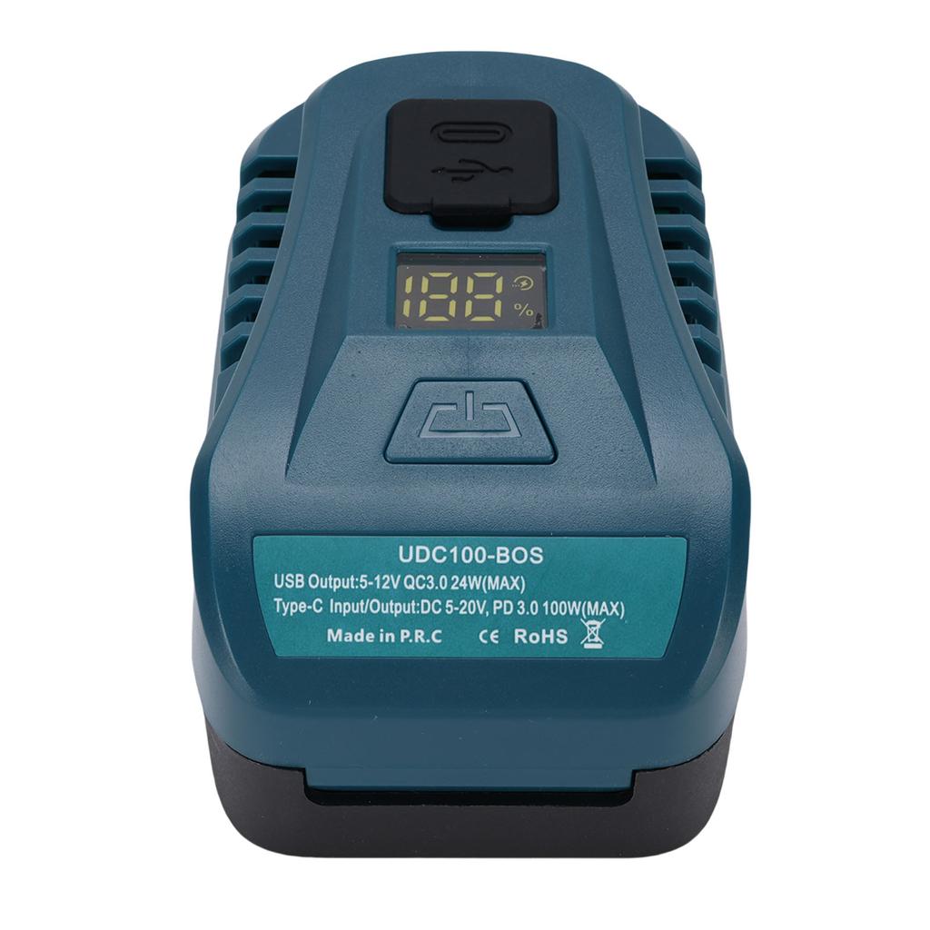 100W Fast Charger Converter 2 Way Charging for BAT609 BAT611 BAT612 BAT618 BAT619 BAT620 18V Li