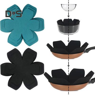 12Pcs/Set Hexagon Pan Cushions Washable Useful Space-saving Pan Mats
