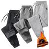 Sweatpants Stylish All Match Straight Men Pants Plush Thermal Trousers Men Trousers for Yoga