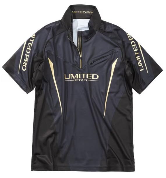

SHIMANO Limited Pro Half Zip Shirt Short Sleeve Limited Black M [SH-125Y]