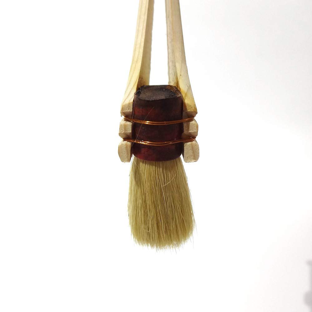 Hakeichi Paint Special Goat Tail Set of 10 Oil-Based Brushes, White, Medium-Length, Price, Hair, Yano, 30mm,