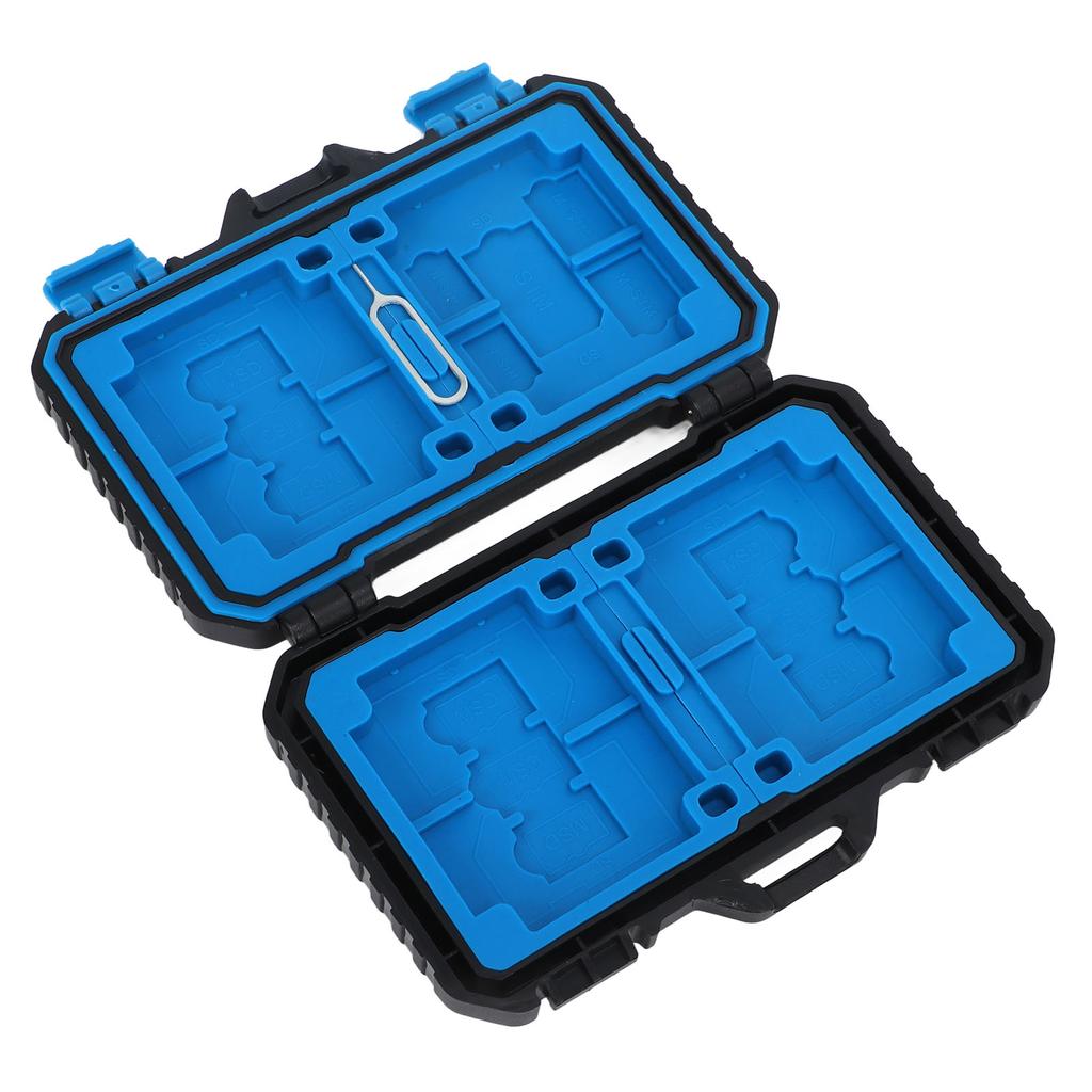 PULUZ Memory Card Case Holder Waterproof Dustproof 27 Cards Capacity with Card Pin Memory Card Storage Box for Daily