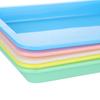Science Education Non-Slip Plastic Tray - Square PP Material for Experiments and Painting