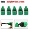 1/5/10/20Pcs 4/7mm-8/11mm Plastic Garden Water Hose Quick Connector Irrigation Adapter Connector Drip Irrigation Tools