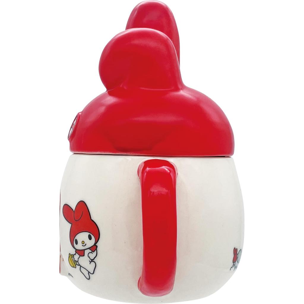 Sanrio My Melody Teapot, Red Mushroom House Design, Red and White, Approx. 18 X 11 X 15 Cm, 550 Ml, SAN4792