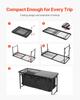 Camping Kitchen Table Folding Portable Adjustable Cooking Station Storage