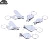 5Pcs Metal Nail Clippers With Bottle Opener Keychain Multifunctional Nail Cutter Set For Manicure Travel Outdoor Portable