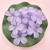 50Pcs Receptacle Frosted Semi Transparent 28.5mm DIY Making Handmade Material 5 Petals Flower DIY Earring Hair Jewelry Accessories