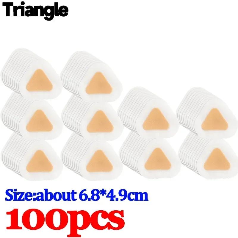 100pcs Gel Heel Protector Foot Patches Adhesive Blister Pad Heel Liner Shoes Stickers Pain Relief Plaster Foot Care Cushion Grip