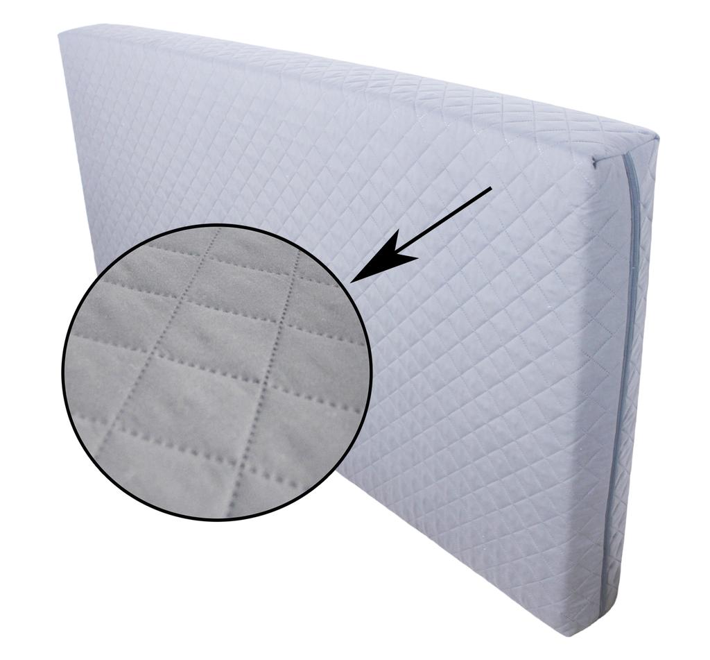 QUILTED MATTRESS COVER GRAY QUILTED MATTRESS COVER GRAY 60x120x19