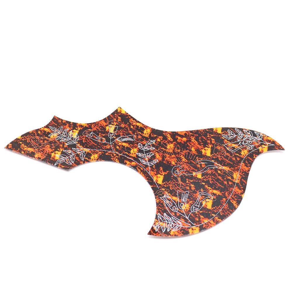 

1Pcs Right hand Hummingbird Flower Decorative Big Guitar Pickguard Anti-scratch Plate for Folk Acoustic Guitar