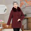 Elderly Women's Winter Cotton Padded Jacket