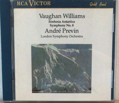 CD RALPH VAUGHAN WILLIAMS, ANDRÉ PREVI - Symphonie Antarctique / Symphonie n°. 8 67812RG RCA Victor Or 1987 États-Unis Classique Occasion