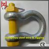 American Standard 8.5T High-Strength Alloy Steel Bow Shackle with Nut