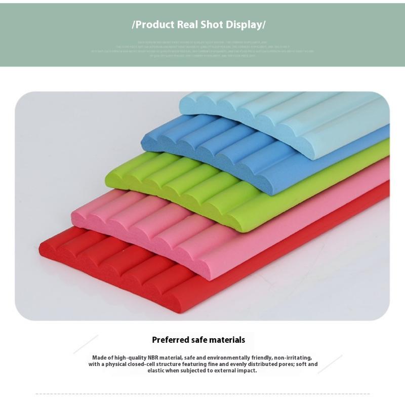 1 Stuks Kinderen Botskussen Schuim Bumper Gratis Tape 2 Meter Baby Veiligheid Bureau Rand Beschermstrip Tafelhoek Beschermer