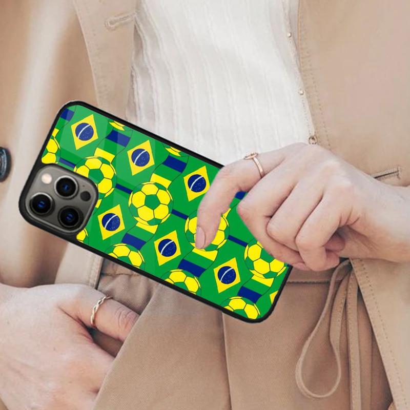 Brazil Brazilian Football Magnetic Phone Case For APPLE iPhone 17 Air 16 14 13 12 Pro Max 15 Plus Wireless Charge MagSafe Cover
