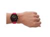 A X Armani Exchange Watch Outerbanks AX7152SET Men Red Silicon Band Chronograph