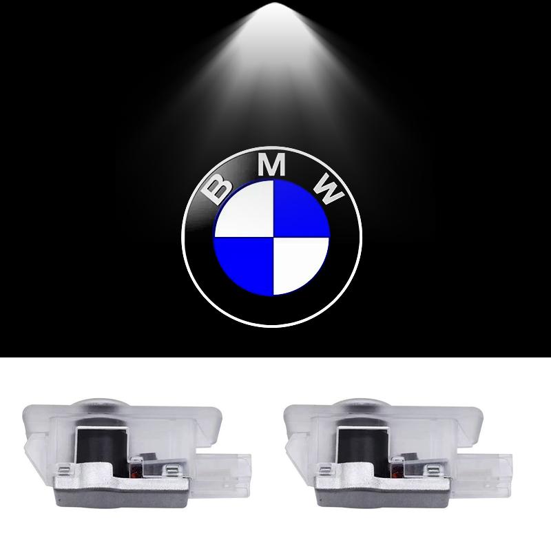 BBJF8 LED Car HD Door Welcome Ghost Shadow Light For BMW F10 F11 F20 F30 X3 X4 X5 X6 X7 E46 E36 E39 E60 E53 E87 E90 G30 G20 G02