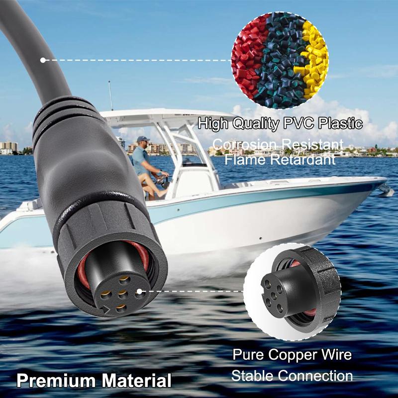 NMEA 2000 (N2K) Backbone, Drop or Extension Cable 1 Meter (3FT 3 Inches) for Lowrance Simrad B&G Navico Garmin Networks, 5 Pin