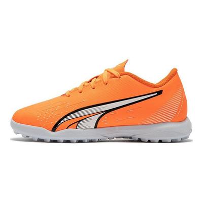 Ultra Play TT Jr Artificial Turf Round Toe Comfortable Low Top Soccer Shoes Kids Sneaker Orange 107236-01