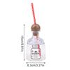 375Ml Mini Tequila Bottles Acrylic Reusable Cups With Straw Hole Small Patron Bottles Empty For Drinking