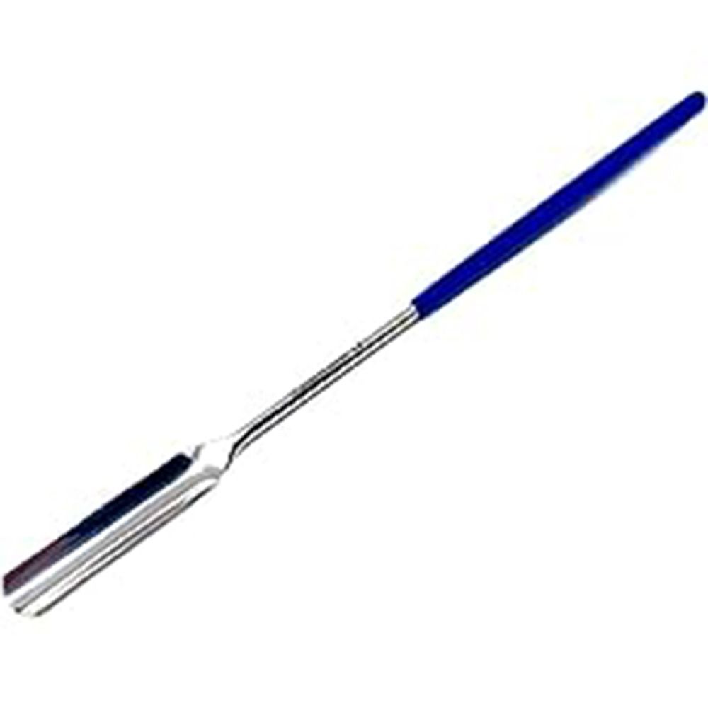 

with Vinyl Handle Micro Lab Scoop Stainless Steel Mixing Color Stick Half Rounded Spoon Manicure