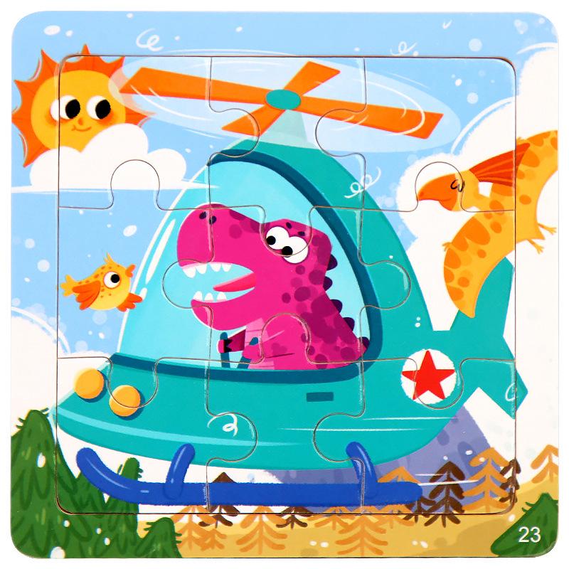 Wooden Educational Jigsaw Puzzle for Kindergarten Children - Fun Hands-On Matching Game